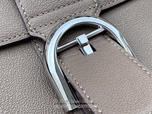 DELVAUX女包 百搭氣質款 Dv0028大象灰 Brillant系列手袋 德爾沃女手提包 Delvaux女單肩包  fcs1338